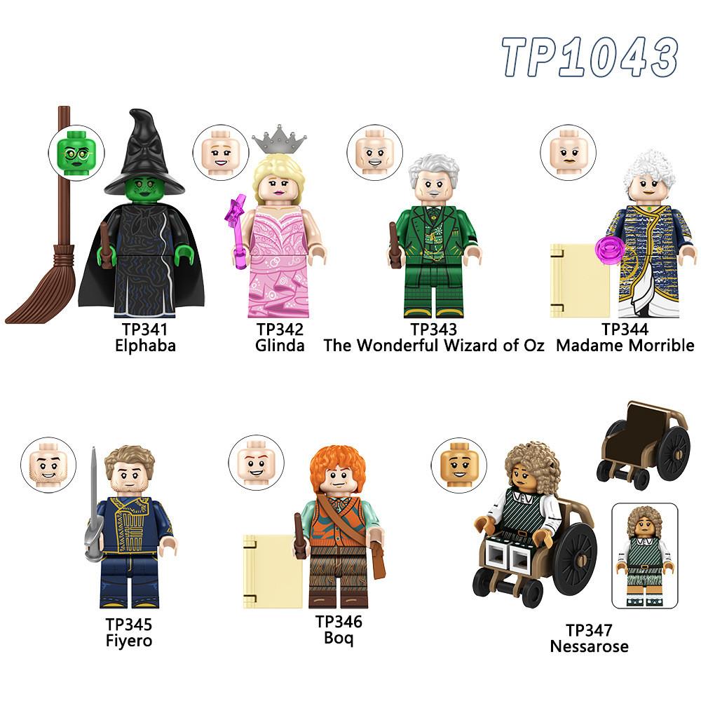 Glinda Elphaba Wicked Assembly Toy With Plastic Blocks And Particles Small