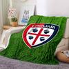 Coperta in Flanella con Stampa Cagliari Calcio Alta Qualità Calda Confortevole Coperta per Tutte le Stagioni Perfetta per Regali Decorazione per la Casa