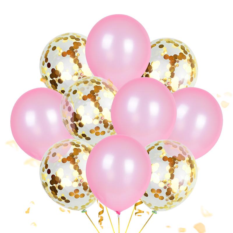 Decorative Latex Confetti Balloons Set for Birthdays and Weddings