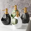 Piccolo Dispenser di Sapone Liquido, Contenitore Liquido in Ceramica Portatile per Viaggi, Igiene, Attività all'Aperto