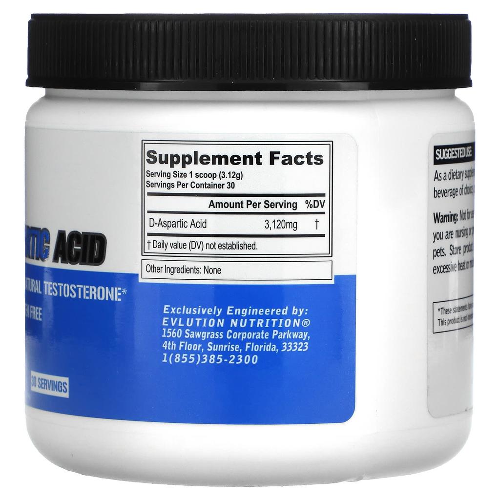 D-Asparaginsäure, Geschmacksneutral, 94G(3.3Oz)