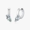 925 Sterling Silver 1CT Marquise Cut Moissanite Ear Buckle Sparkling Neutral Hoop Earrings for Women Fine Jewelry