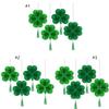 4pcs Paper St. Patrick's Day Clover Pendant Happy St. Patrick's Day Decor  Festival Party Decoration