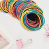 400 Multi Color Elastic Rubber Bands Mixed Sizes Practical Natural Latex Stretchable for Crafting Office and Kitchen Use