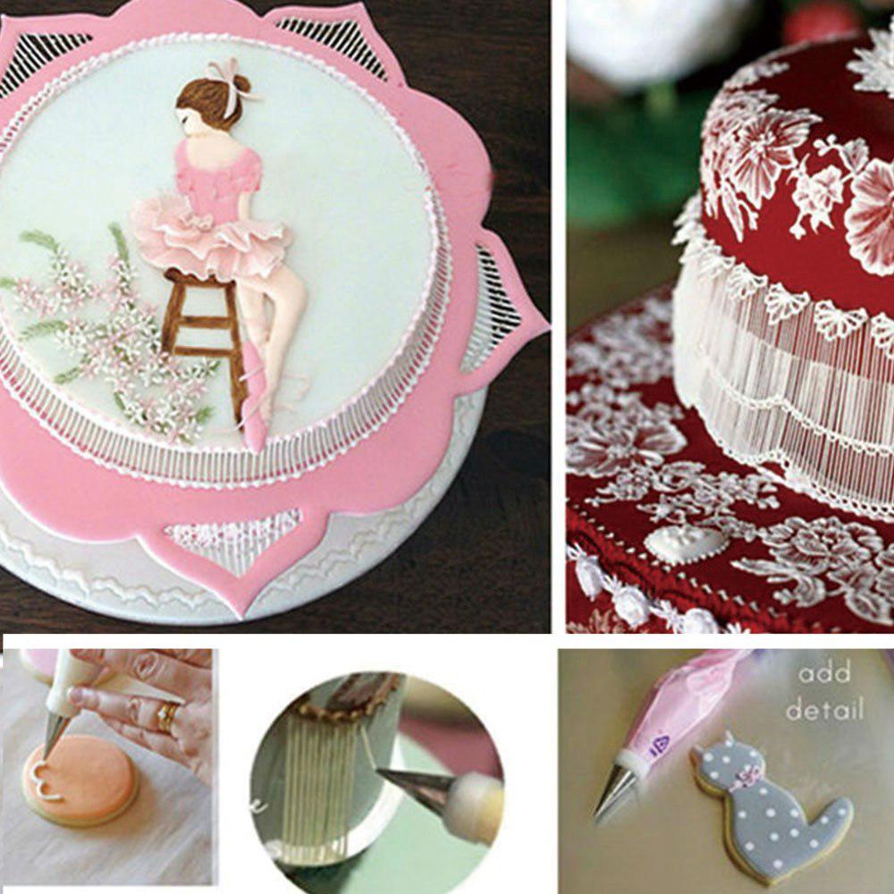 5 szt. Dysze ze stali nierdzewnej do lukru, narzędzia do dekoracji ciast, końcówki do kremu DIY, narzędzia do pieczenia ciast