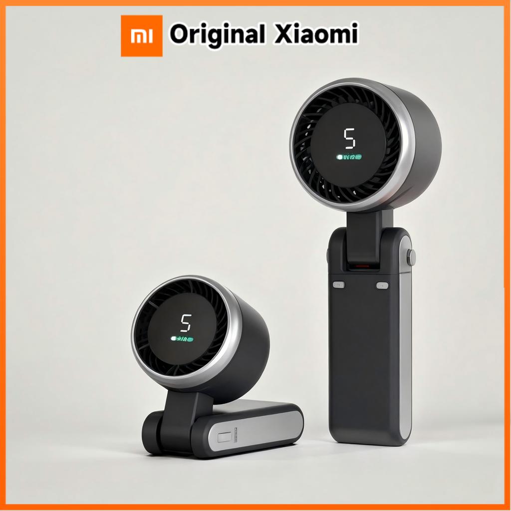 Xiaomi Rechargeable Lithium Battery USB Charging Travel Mini Fan