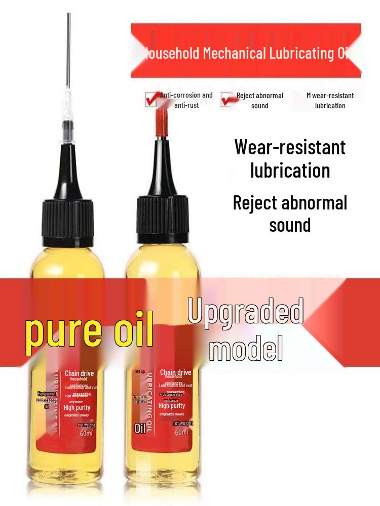 Multi-Purpose Lubricating Oil for Door Hinges, Machine Parts, and Rust Prevention