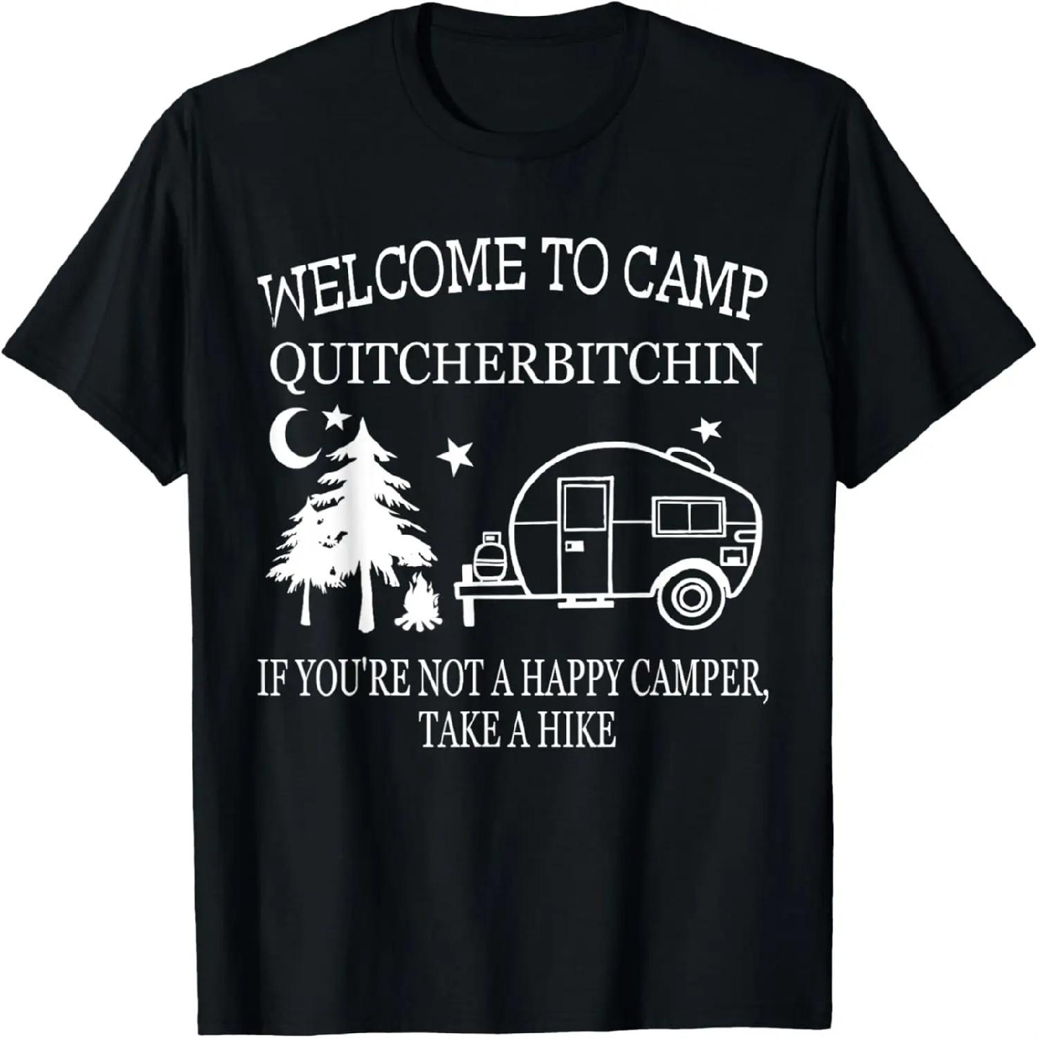 Welcome To Camp Quitcherbitchin  Camping T-Shirt XXXXXL разноцветный