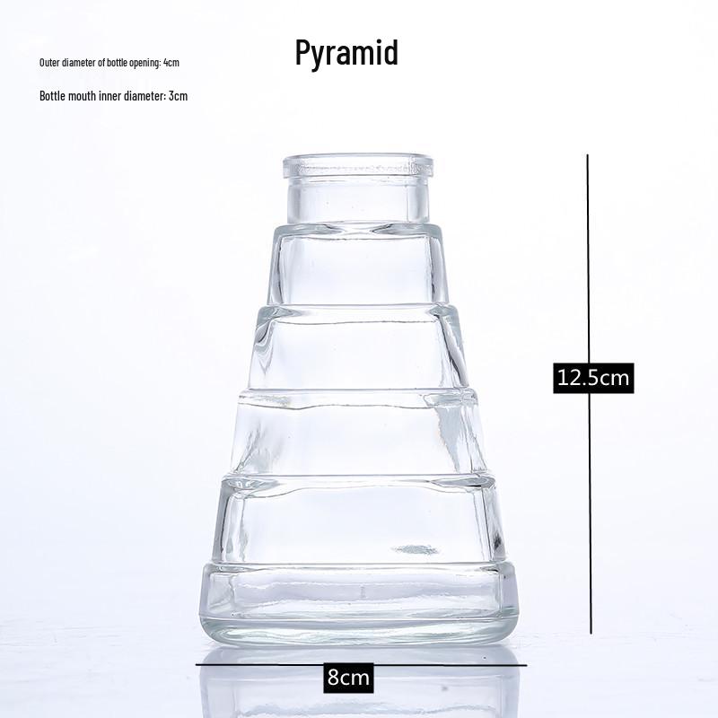 Creative Glass Vase for Flower Arrangements and Home Decor - Ideal for Dried Flowers, Desktop Display, and Hydroponic Plants