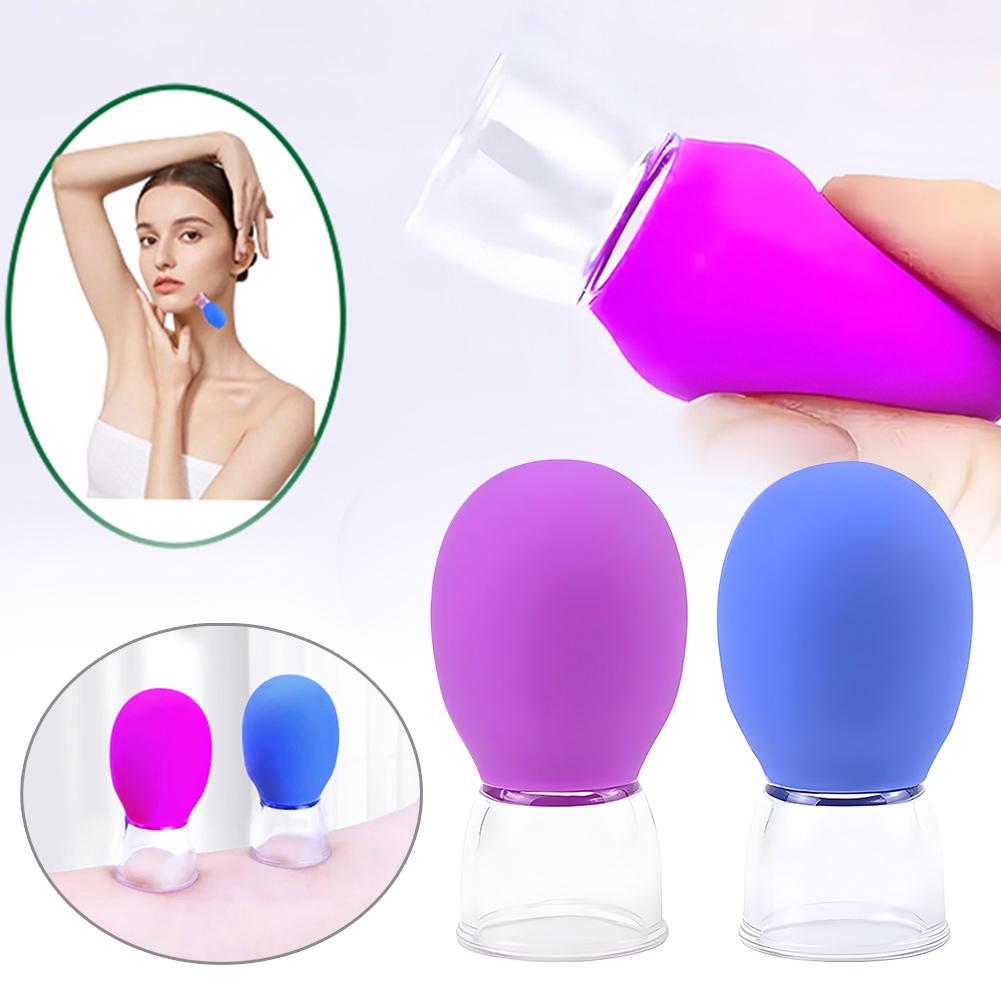 Facial Cupping Device Anti-aging Silicone Cupping Massage Vacuum Tank Body Unblocking Meridians Care Beauty Tool
