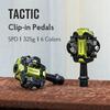 Funn Tactic Binding Pedals - SPD Cleat Compatible, MTB and XC Race Pedals (Black)