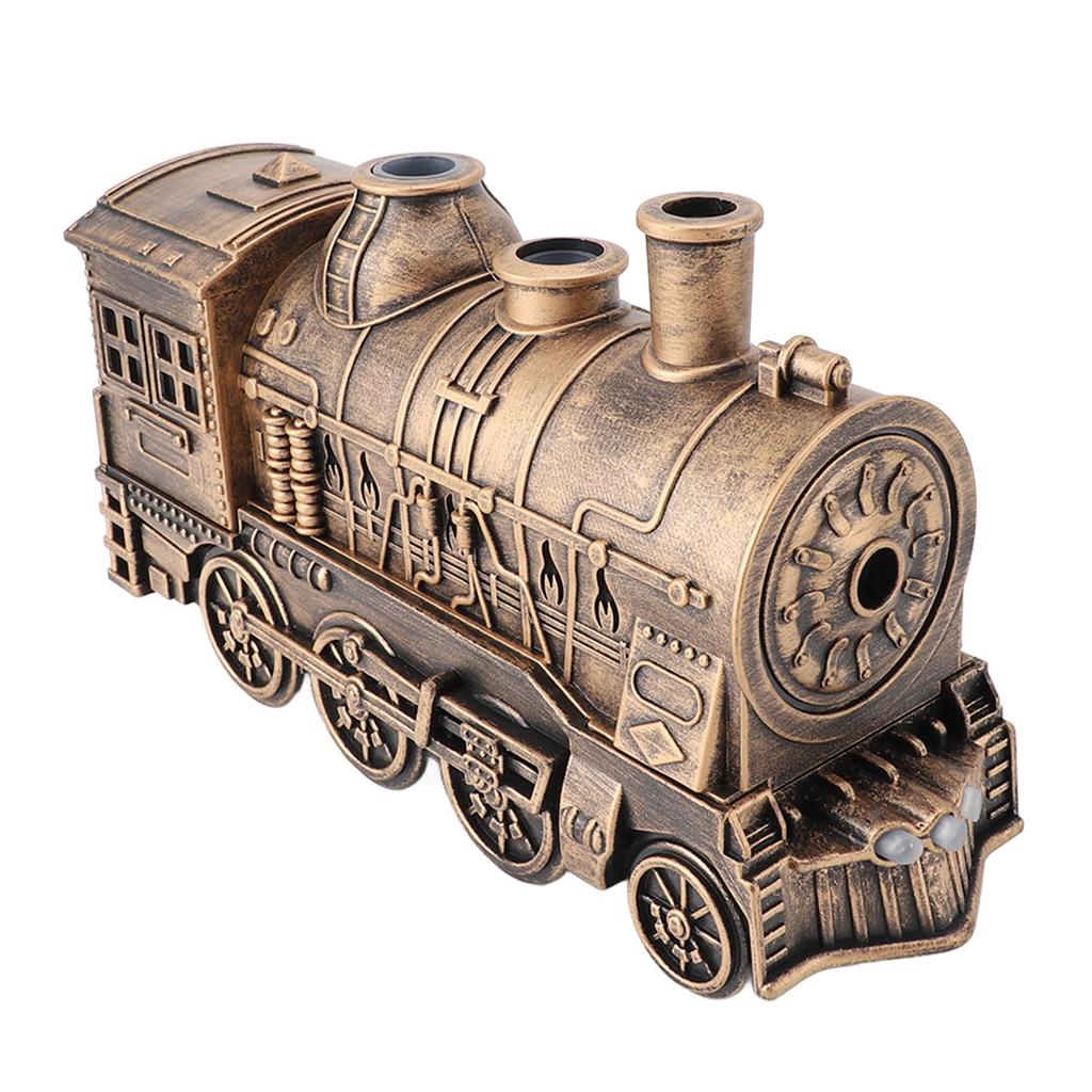Train Shape Humidifier Double Outlets Fragrance Cool Mist Diffuser for Bedroom Office Desktop 300ml Capacity