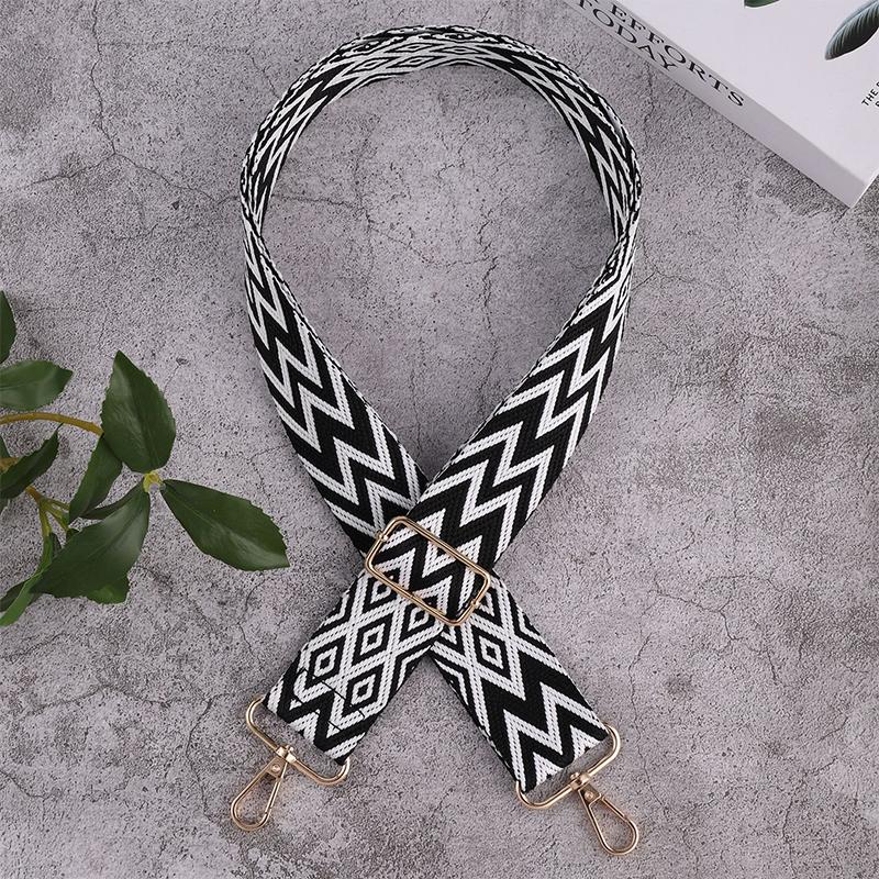 Adjustable Bag Strap Crossbody Shoulder Wide Bag Strap National Style  Embroidery Replacement Handles Bag Accessory