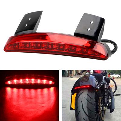 Luci moto posteriori Accessori moto Freno Fanale posteriore Fender Edge LED rosso Cafe Racer per XL 883 1200