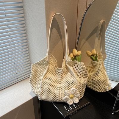 Bags Women's Large-capacity New Niche Design Shoulder Bags Women's Trendy Women's Bags Woven Tote Bags