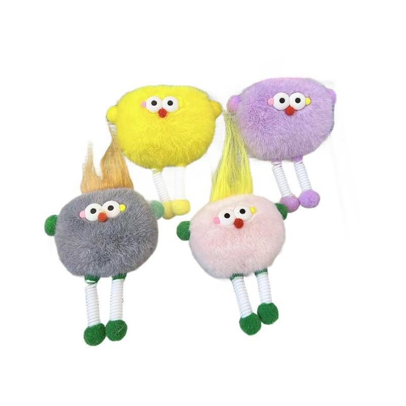 Doll Plush Colorful Keychain With Adorable Features Perfect For Collectors And Gifts
