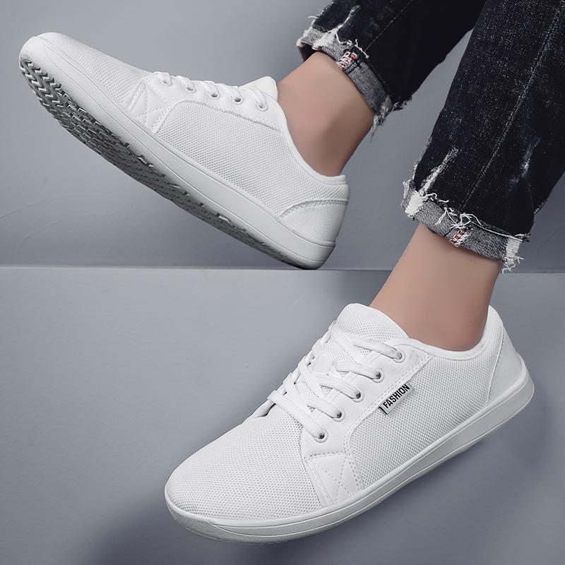 Men's Barefoot Walking Shoes Breathable, Simple and Comfortable Wide Parker Barefoot Box Double Wide Toe Sports Shoes for Women