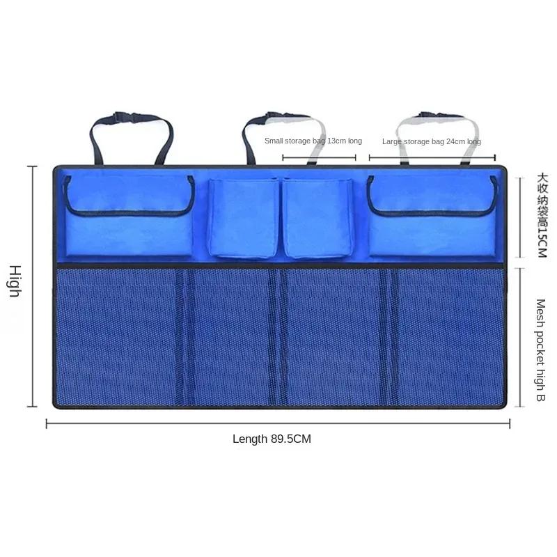Multi-Pocket Car Back Seat Hanging Organizer Storage Bag with 9 Pockets Waterproof Oxford Cloth Auto Back Seat Bag Universal
