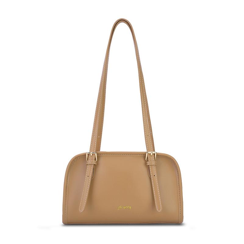 Casual Versatile Simple Shoulder Underarm Bag Work Commuter Bag Women's 2025 New Summer Fashion Bowling Bag