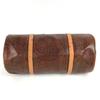 ETRO Paisley Pattern Bag Cylindrical Hand Bag PVC/Leather Brown