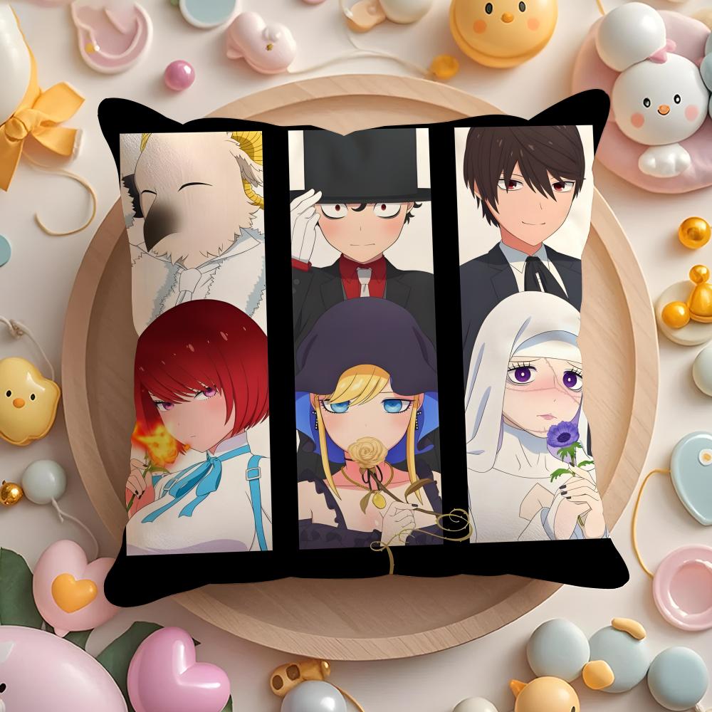 D-Duke Of D-Death And His Maid Cushion Cover Home & Car Multi-Scene Pillow Cover - Reversible, Soft & Durable For Daily Use