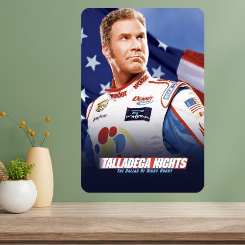 Talladega Nights Classic Movie Metal Poster Sign 20x30cm(7.8x11.8inch)