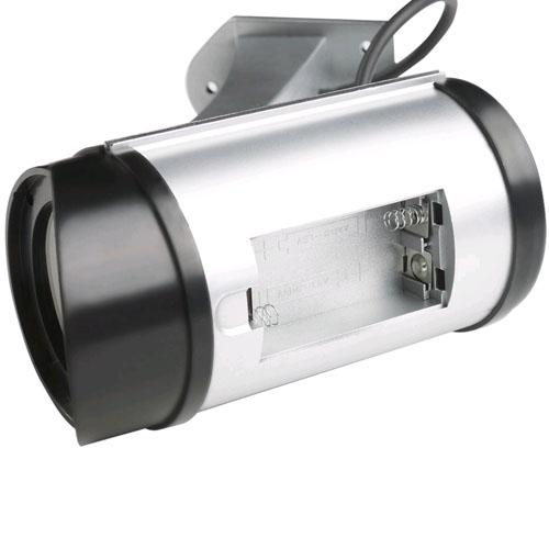 Dummy Outdoor Surveillance Camera, Flashing Led Light, Security System Sticker, Realistic!