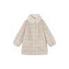 Xiangying Plüsch Winterjacke mit Kunstpelz