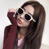 Material Sun Glasses For Women Fashion Trendy Uv400 Protection Sunglasses Men Outdoor Travelling Female Sunglass