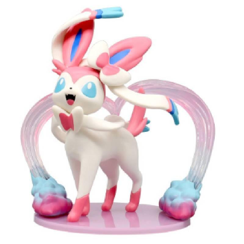 Sylveon Figure Moon Cartoon Animals Model Ornament Xmas Gift Garnish