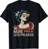 Più Orgoglio Meno Pregiudizio Mese dell'Orgoglio T-shirt LGBTQ