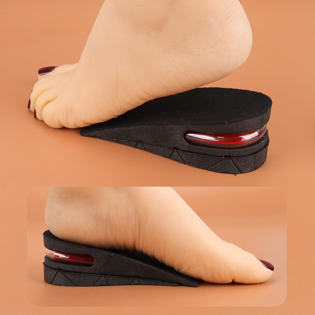 Multilayer heightening half pad Insoles Heighten Growing Soles Lift Adjustable Cut Insert Invisible Height Increase Insole