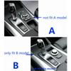 Carbon Fiber Car Interior Gear Shift Panel Decal Decorative Cover Trim For BMW X5 E70 2007-2009 Car Accessories Interiors