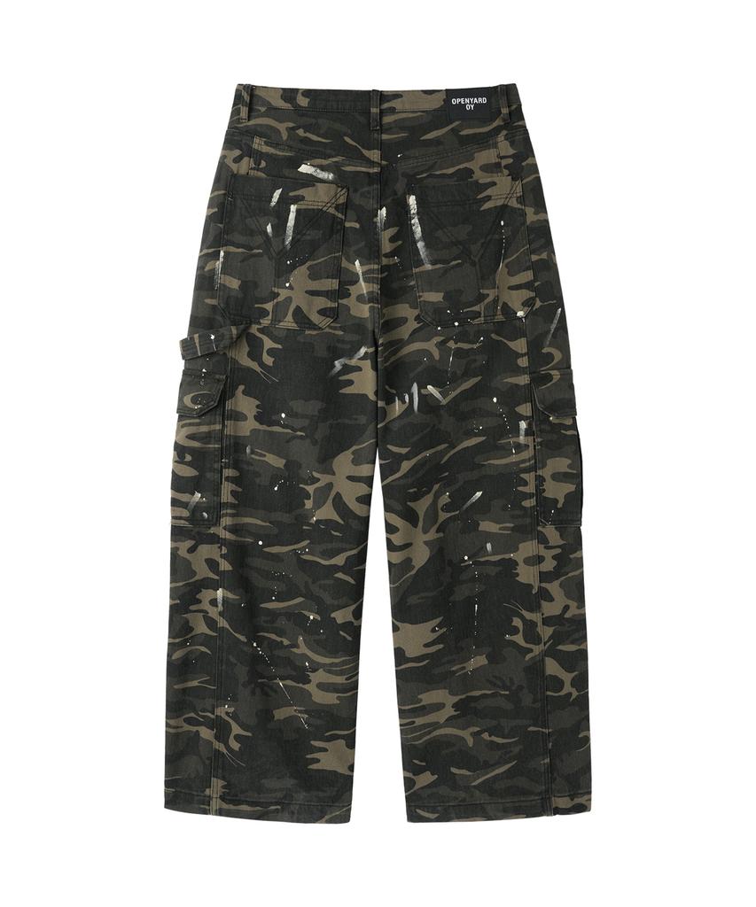 OHY Painted Cargo Pants - Camo