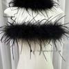 Ostrich Feather Strips for Decorative Stage & Catwalk Scarves