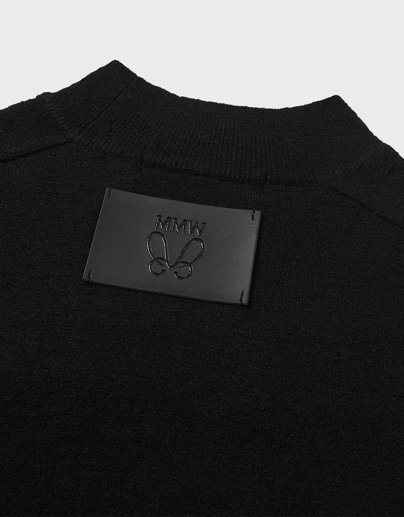 Ememdeobeulyu [Mmw] Cut-Out Belted Hf Knit (Black)