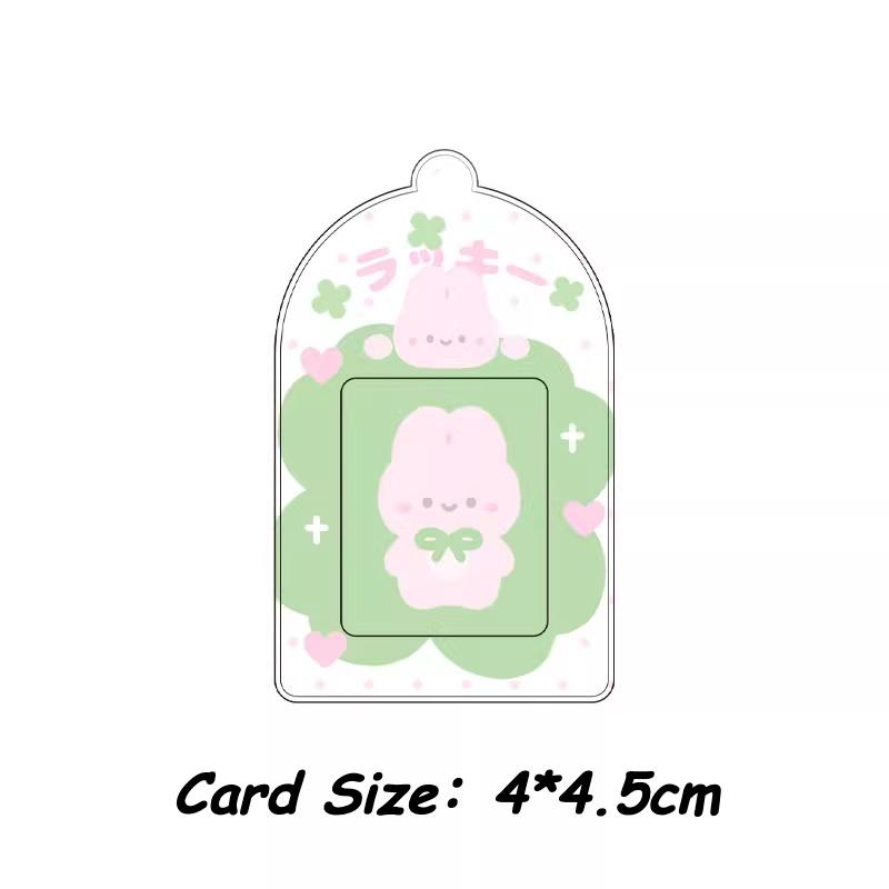 New Arrivals Cute Animal Photo Frames Kawaii Pudding Photocard Holder 2 Inch Kpop Photocard Sleeves INS Style Original Design