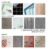 VANCORE Mosaic Tile Kitchen Remake Tile 3D Peelable Black [4 Sheets] Stickers, Sheets, Stickers, Renovation, Waterproof, Wallpaper,