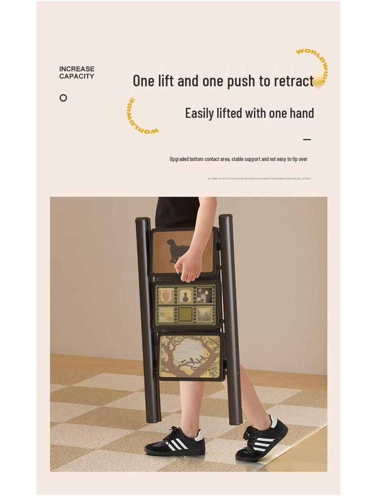 Meishida Chinesischer Stil Tragbarer Teleskopischer A-Rahmen Trittschemel für Innenbereich