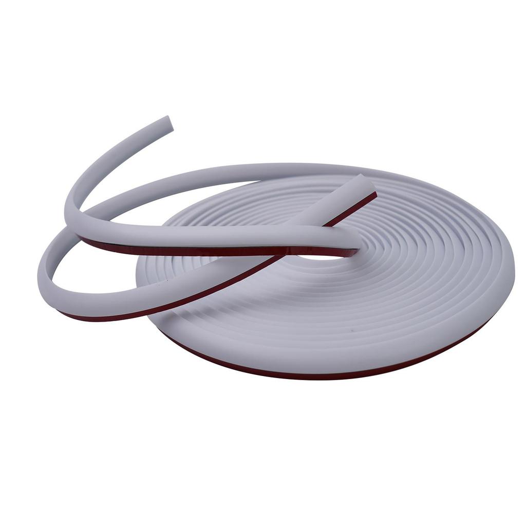 Rubber Car Sealing Strip White Inclined T-Shaped Weatherproof 8MM*10MM