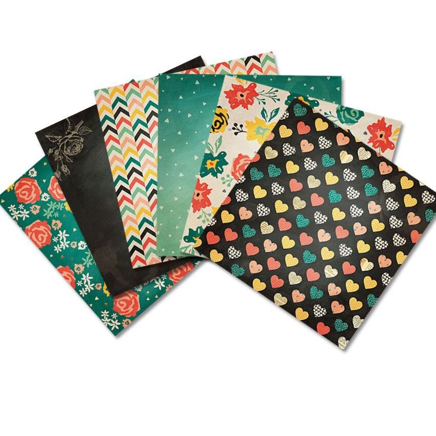 

12 Sheets Sweet Love Scrapbooking Pads Paper Origami Art Background Paper Card Making DIY Scrapbook Paper Craft светло-серый