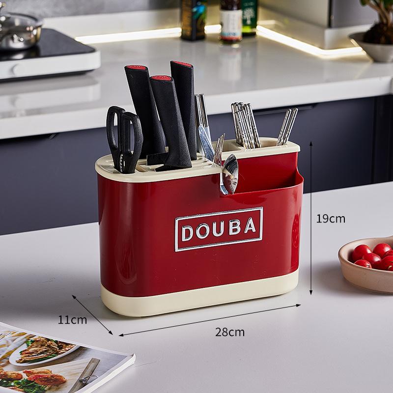 

Dopamine Multifunctional Kitchen Knife & Cutting Board Holder with Integrated Storage.