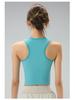 Women's Shockproof Yoga Tank: Wearable One-Piece Fitness & Pilates Bra Top