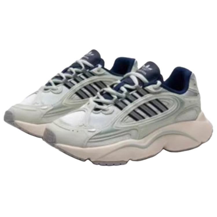 Adidas Originals Ozmillen Versatile Comfortable Non-Slip Wear-Resistant Low-Top Casual Shoes Women Sneaker Green JI3124