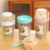 Salad Yogurt Box Cereals Container Double-layered Portable Travel Storage Jars