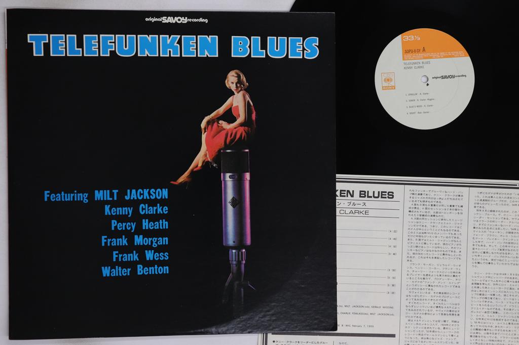 LP Record KENNY CLARKE - Telefunken Blues SOPU8SY CBS 1975 Japan Jazz Used