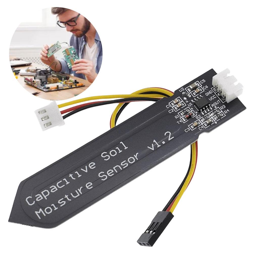 Capacitive Soil Moisture Sensor Module Wide Voltage 3.3V Corrosion Resistant W/ Gravity for Arduino Soil Moisture Sensor Board