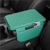 Upgraded Microfiber Leather Car Center Console Armrest Cover Cushion | with 2 Storage Bags Pink Interior Accessory