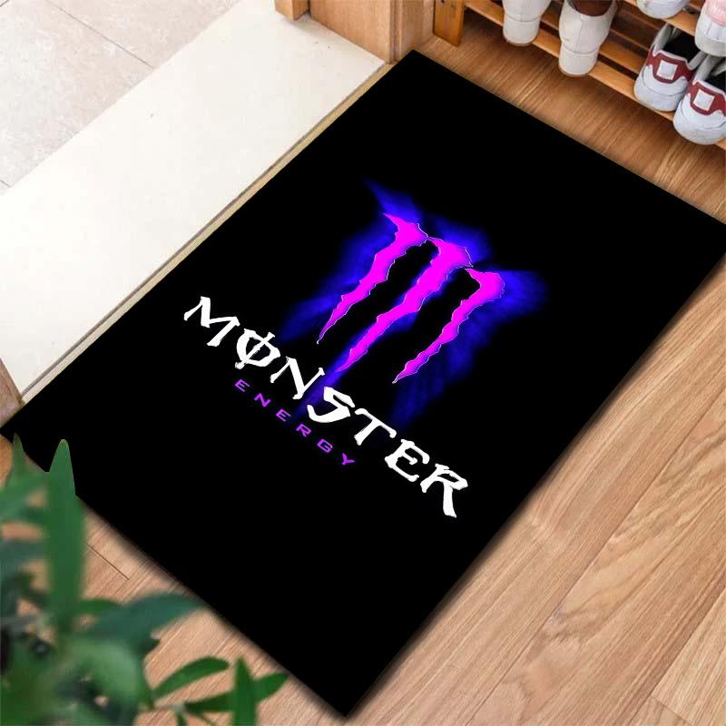 Monster Energy Carpet Rug for Living Room Bedroom Home Sofa Decoration,Kids play Nonslip Floor Mat