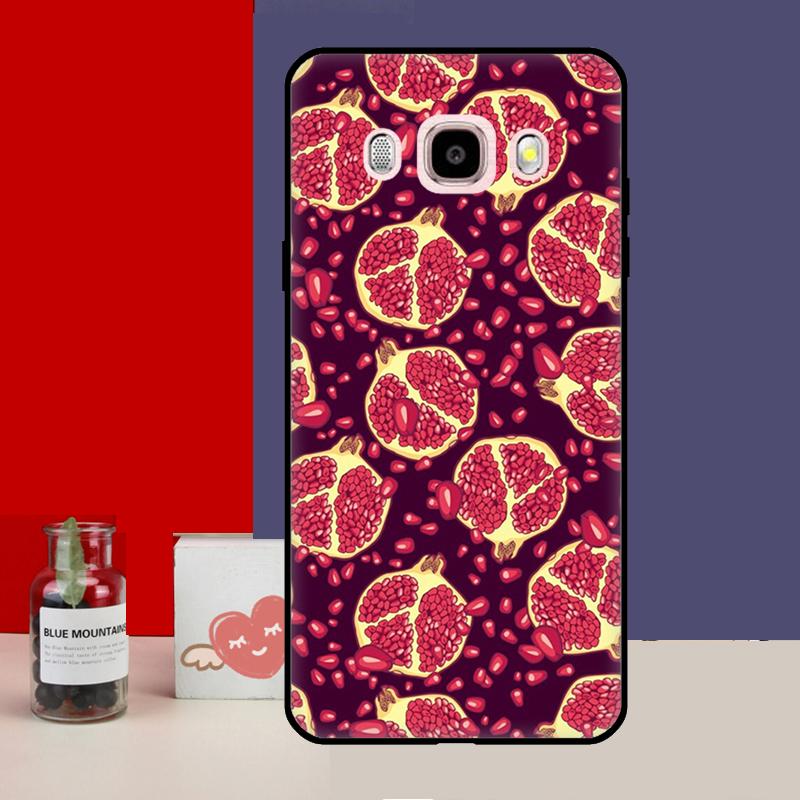 Food Fruit Red Pomegranate Case For Samsung Galaxy J3 J5 J7 2016 A3 A5 2017 A6 A7 A8 A9 J8 J4 J6 Plus 2018 Back Cover